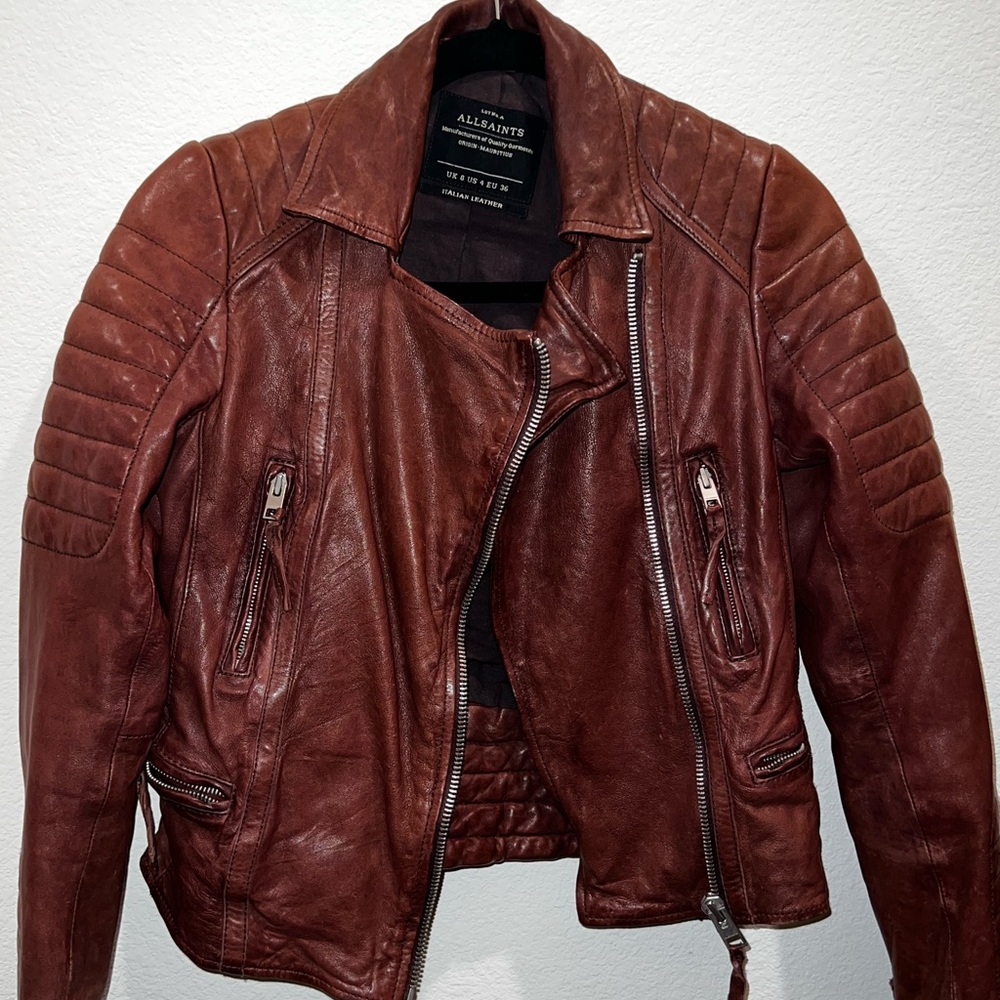 All Saints Leather Jacket
